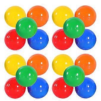 50pcs Empty Lottery Balls Can Be Opened Colorful Plastic Raffle Balls Small Lottery Balls