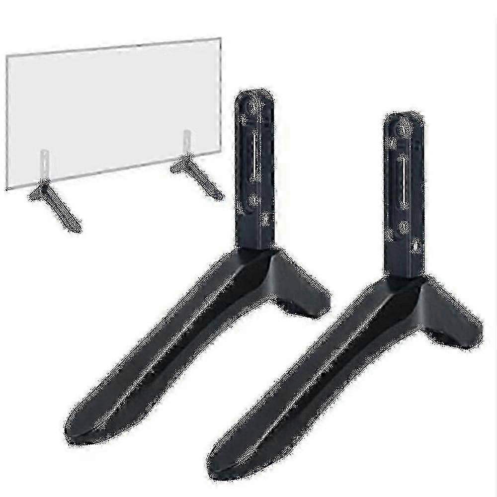Base de suporte de TV para TVs LCD Samsung Vizio Sony de 32-65 polegadas - 2pcs preto