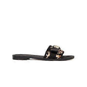Guess Elysone Damen-Sandalen mit Leopardenmuster