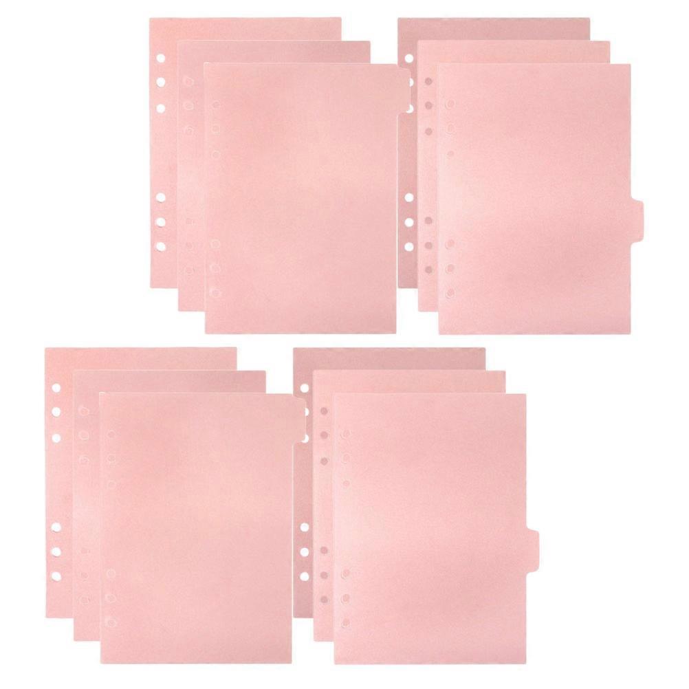Colored Page Markers Binder Dividers for Notebook 2Sets Pink