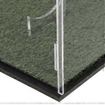 Acrylic Green Rugby Ball Display Box for Storage Use Stable Case