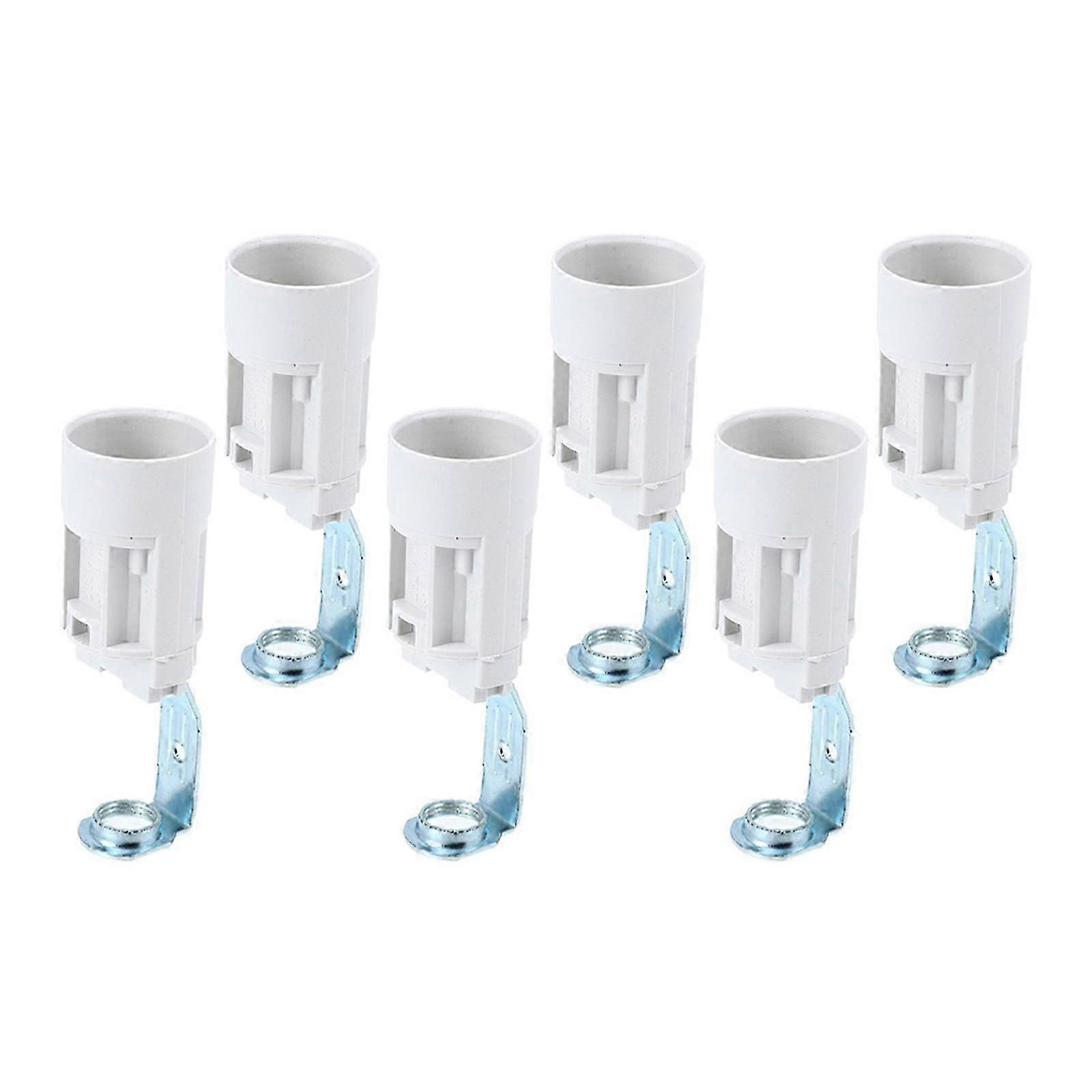 E14 Candelabra Socket Adapter for Lighting Use 6Pcs Screw Light Socket Replacement