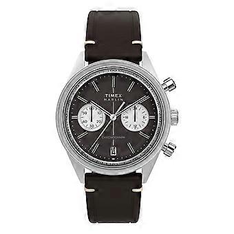 Timex TW2Y24700 miesten rannekello Marlin Jet kvartsi kronografi 40 mm nahkaranneke