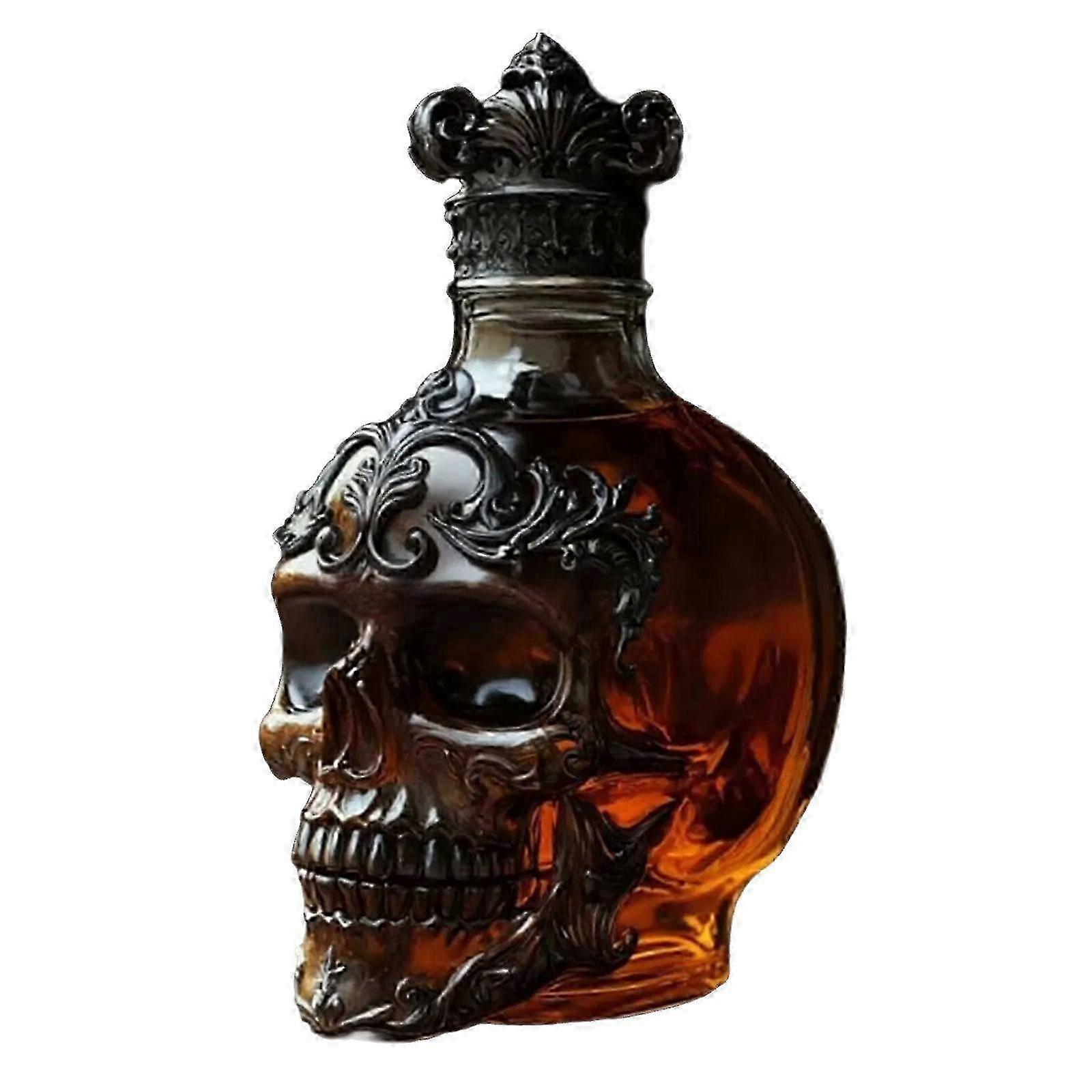 Gothic Skull Decanter for Spirits
