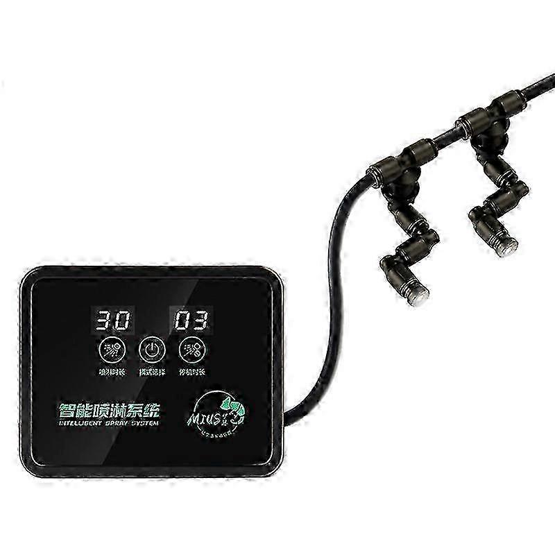 Intelligent Automatic Mist Spray System Set Electronic Timer LCD Screen Sprinkler Controller Terra