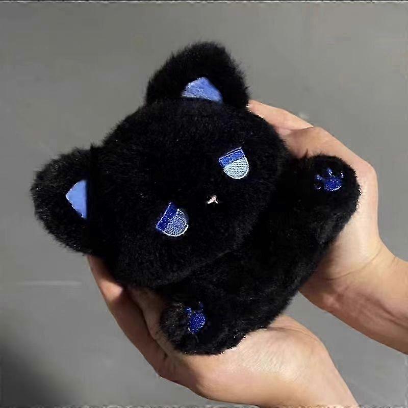 Fluffy Emo Cat Sleep Plush Toy