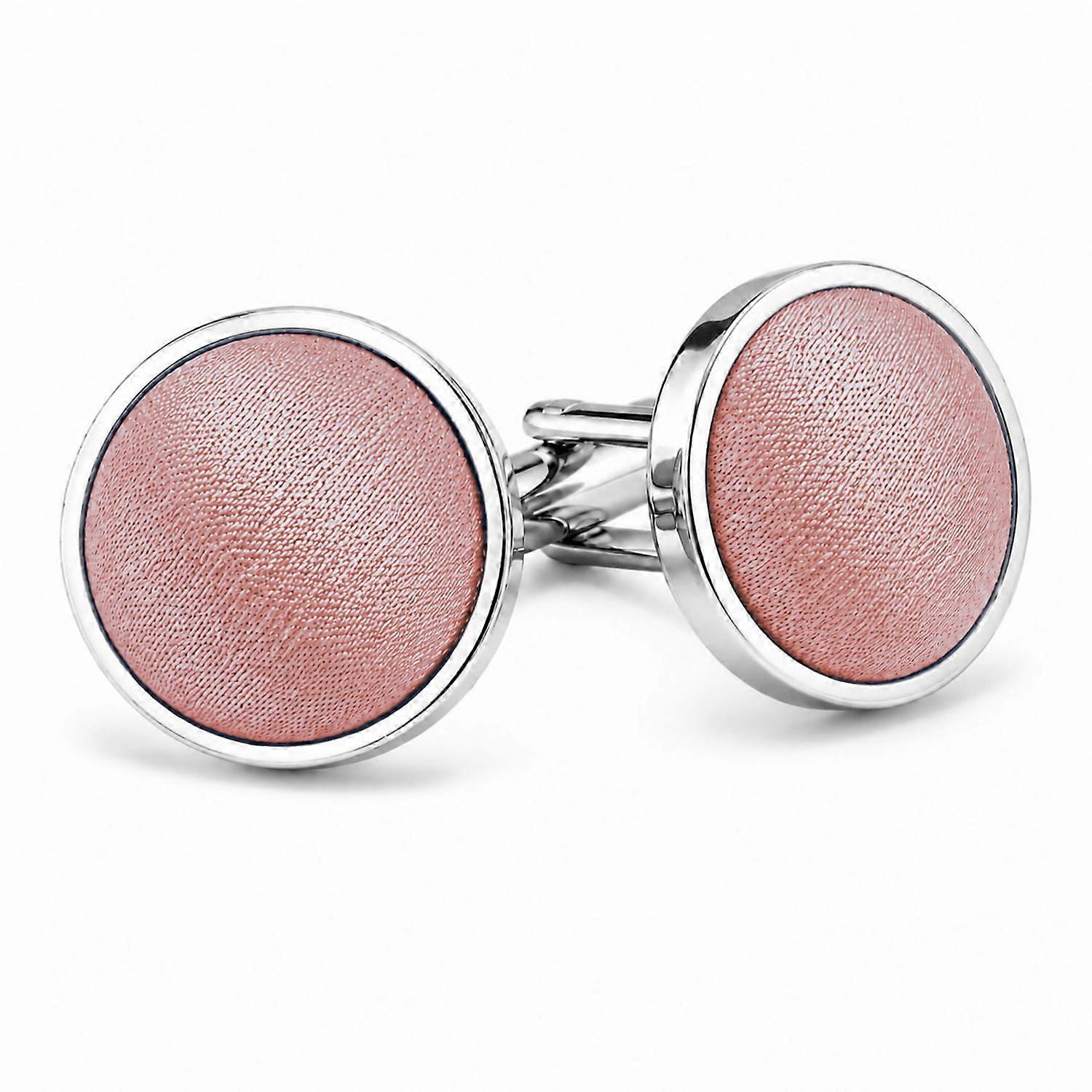 Dusty Pink Plain Satin Manschettknappar