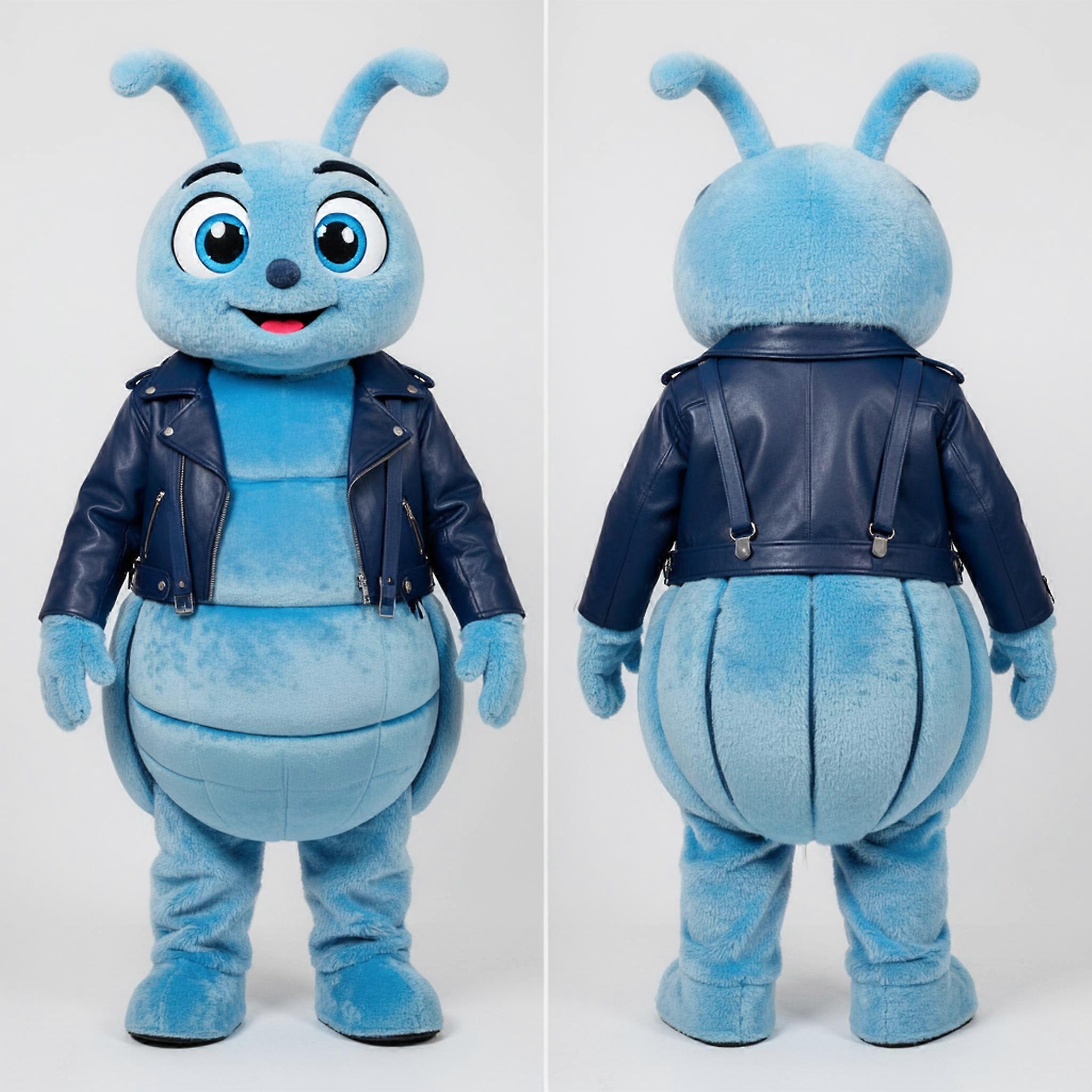 MASTICOT Sky Blue Velvety Beet Mascot