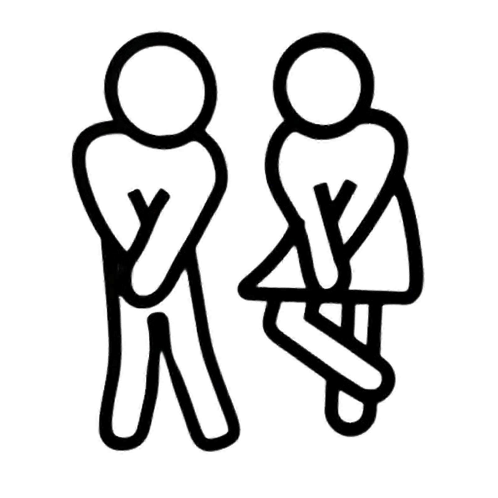 Durable PLA Restroom Identifier