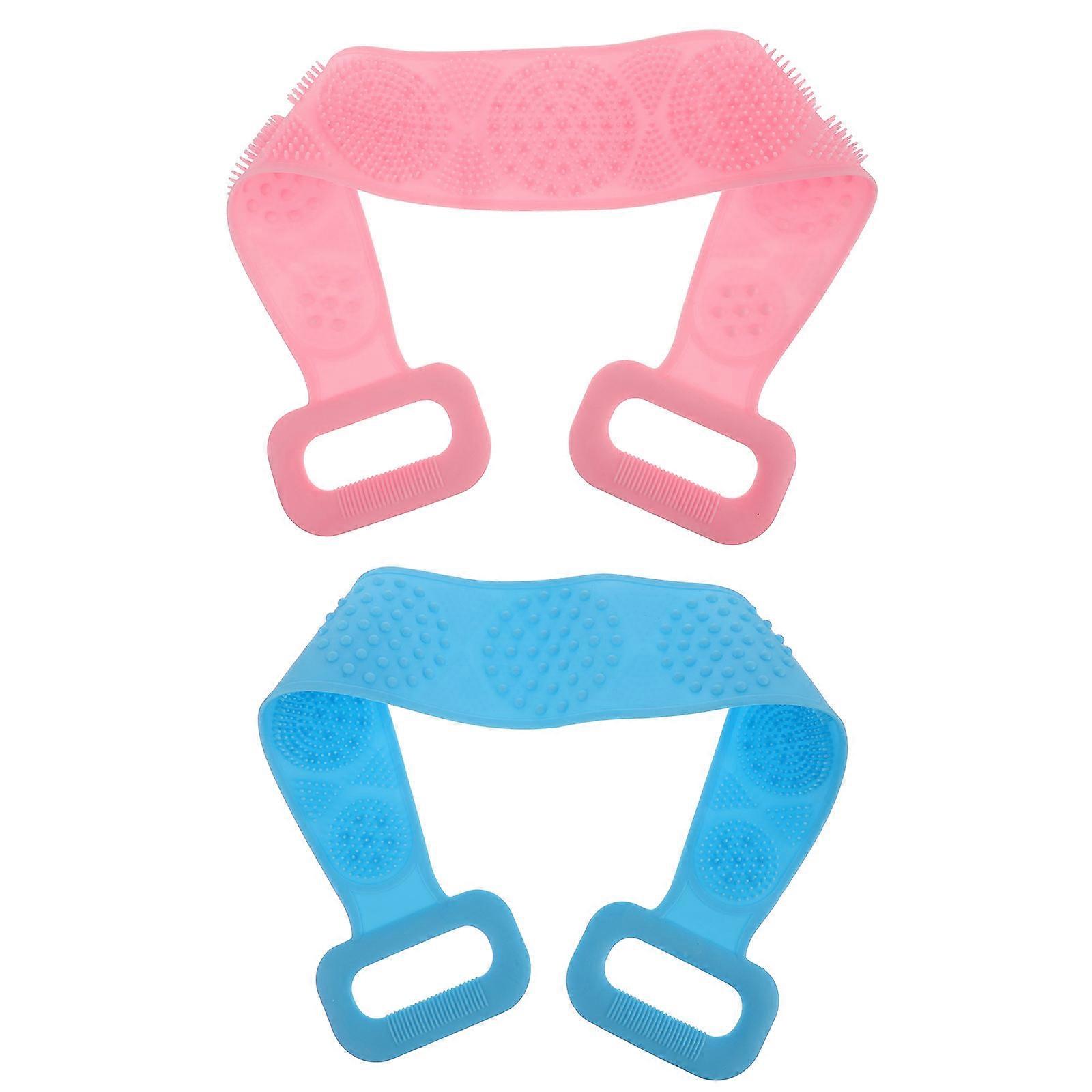 Silicone Shower Towel Deep 2Pcs for Bathing Use