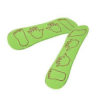 Kids Coordination Board Training Accessory for Exercising 2Pcs Green Eva