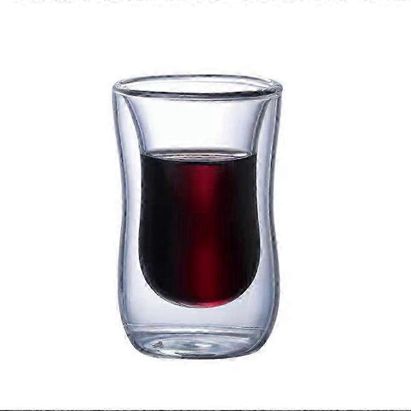 Clear Double Wall Bar Drinkware Cup
