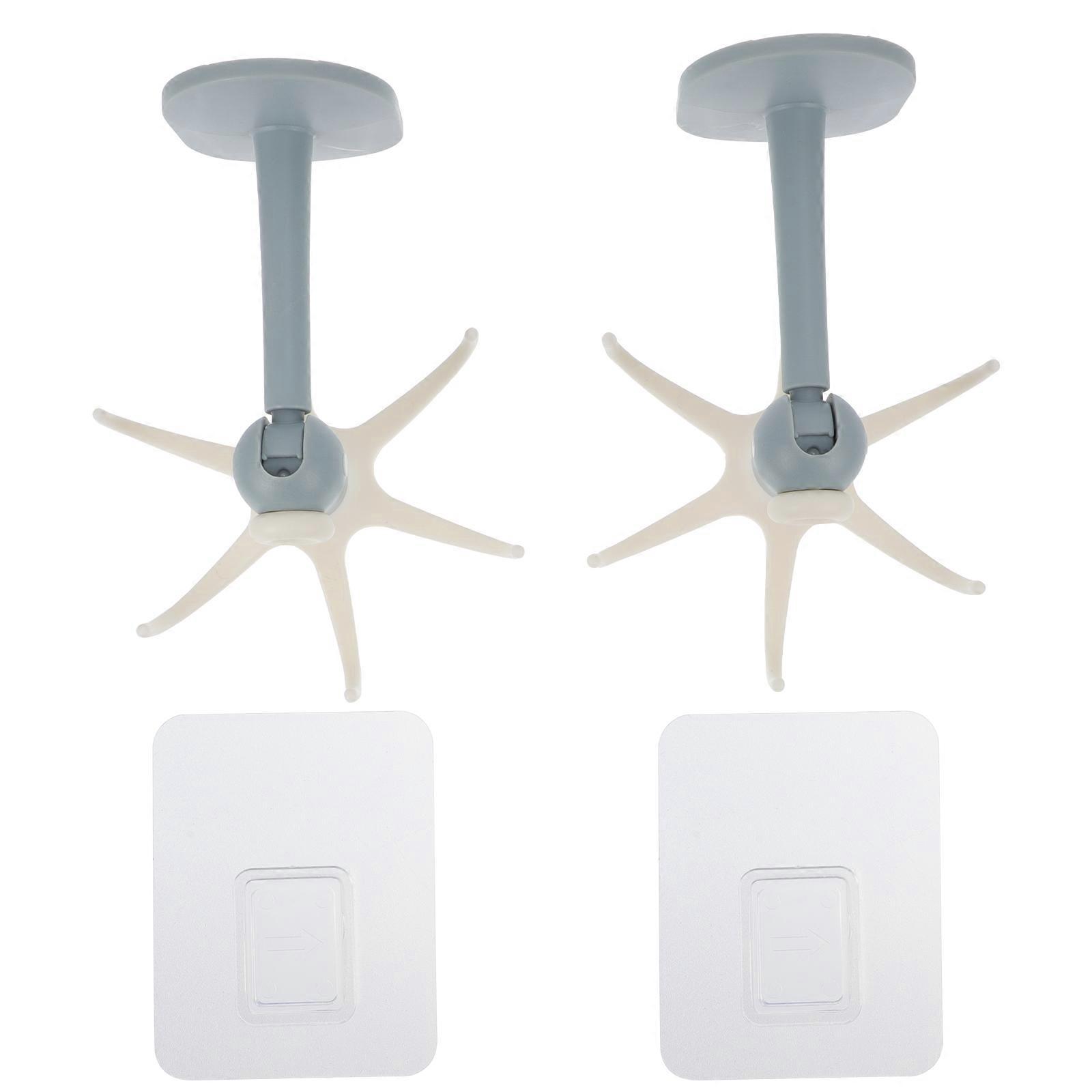 Wall Hook for Hanging 2Pcs Kitchen Hooks with 360 Degree Rotating Design