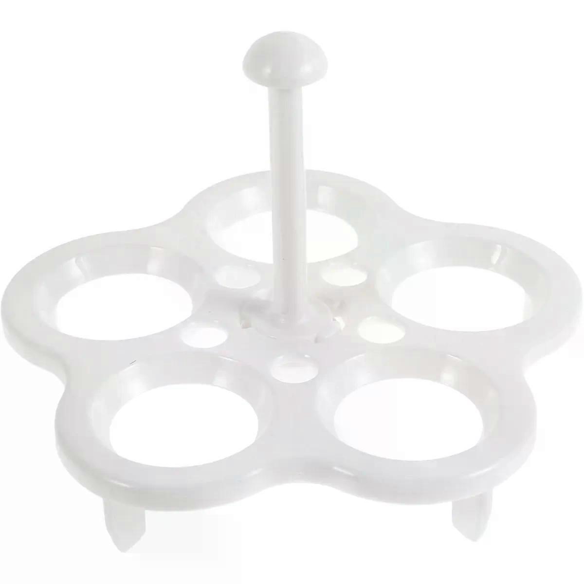 2 Pcs 5-grid Heat-resistant Reusable Steaming Egg Racks