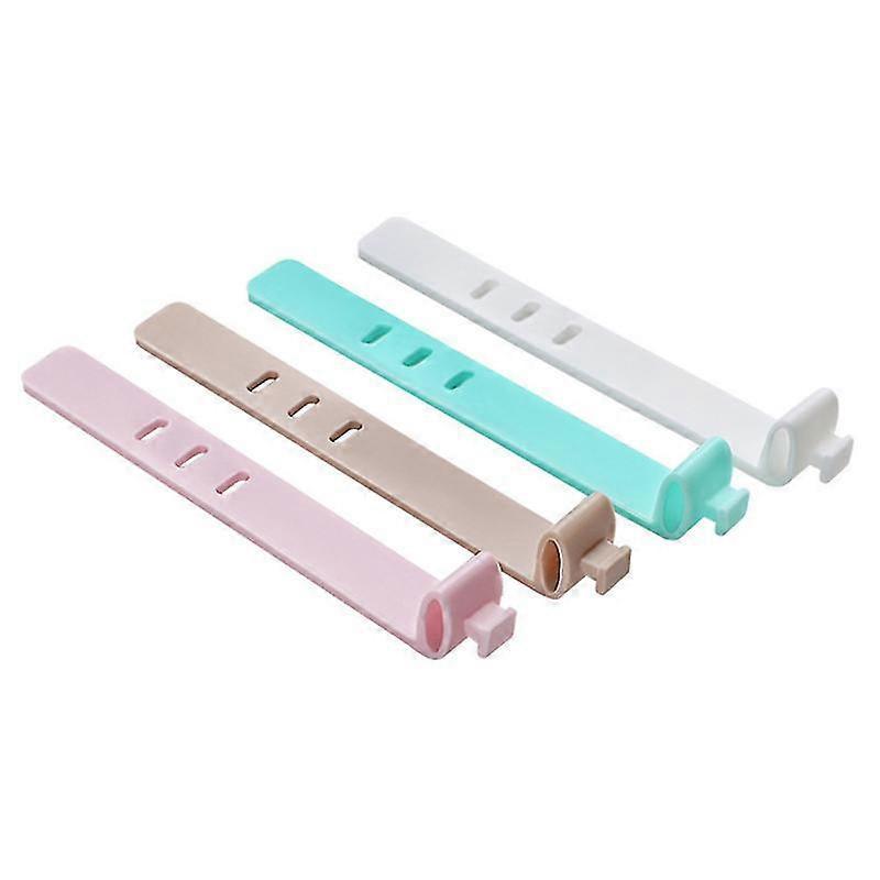 16pc Slim Silicone Cord Winder Assorted Colours