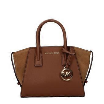 Michael Kors ruskea nahka aking hanbag