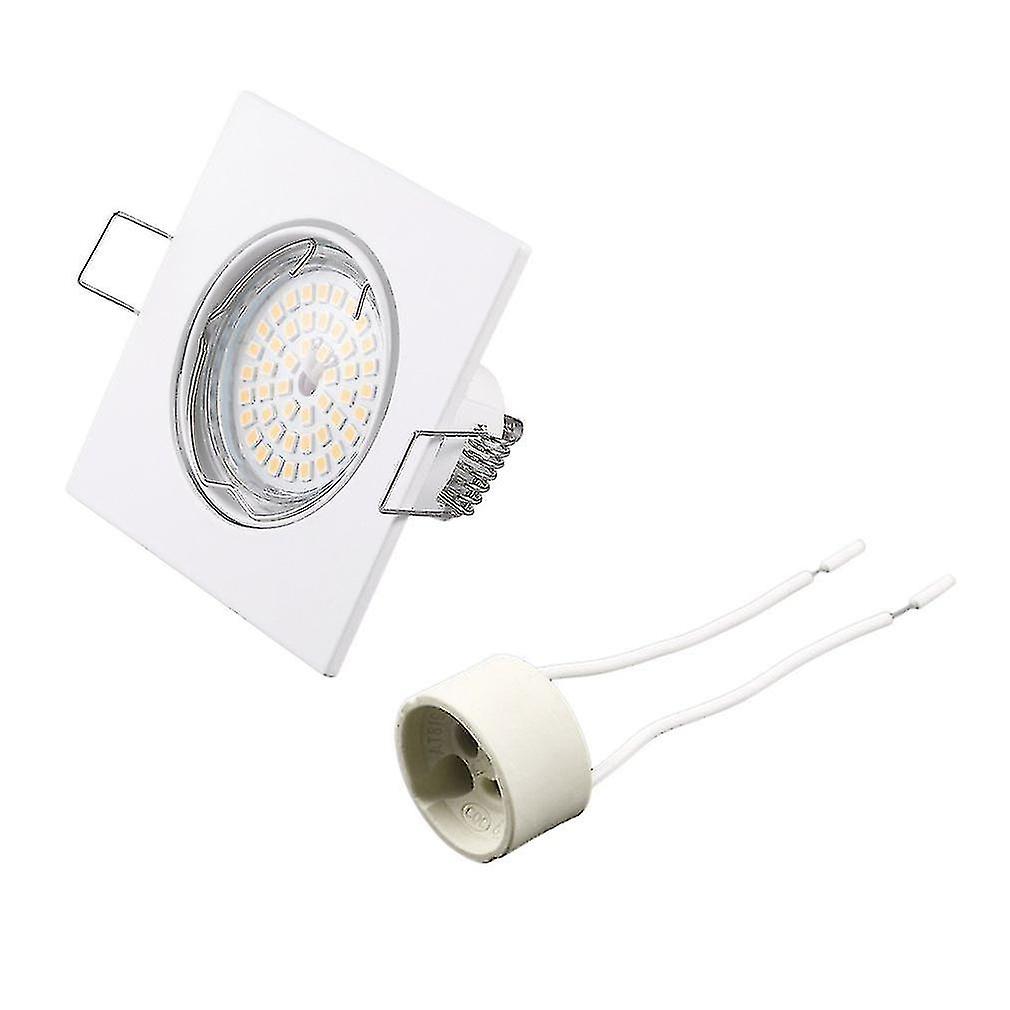 Gu10 Led Spotlight Kit 48led 12w 2358smd Led Bulbs Square Ceiling Led Lamps