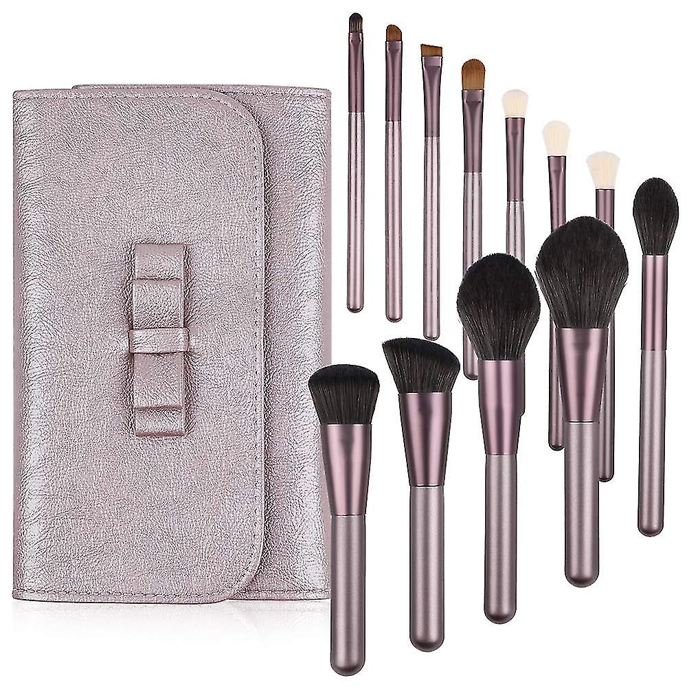 Portable Professional Makeup Brush Set 12 Pieces Suitable For Makeup Crowd