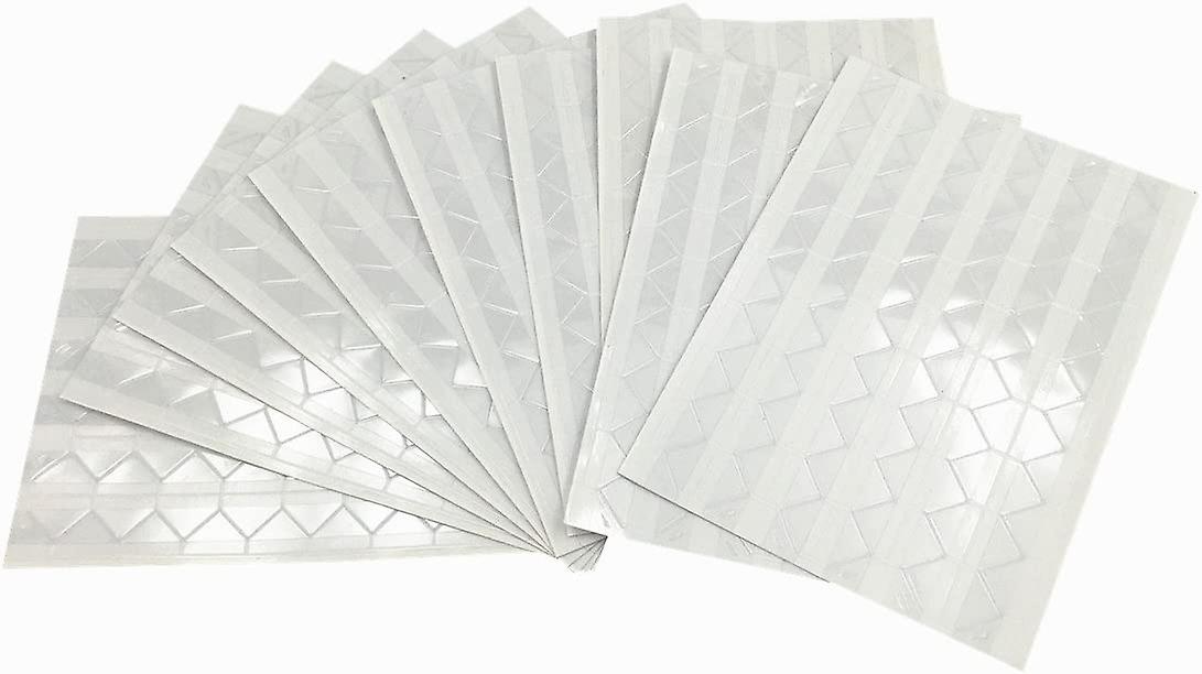 10 φύλλο (1020-πακέτο) Photo Corners αυτοκόλλητα PVC χαρτί Photo Foto γωνία αυτοκόλλητα για Scrapbooking Personal Journal (σαφής)
