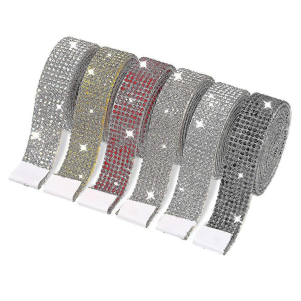 6 Rolls Diy Decoration Gem Sticker