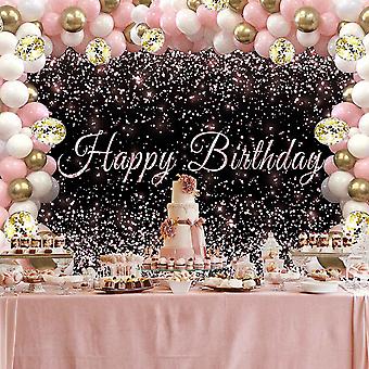 Sfondo Fotografico Paillettes Rosa Oro 2x8FT - Per Compleanni, Matrimoni, Eventi (Senza Cuciture) - Foto 9