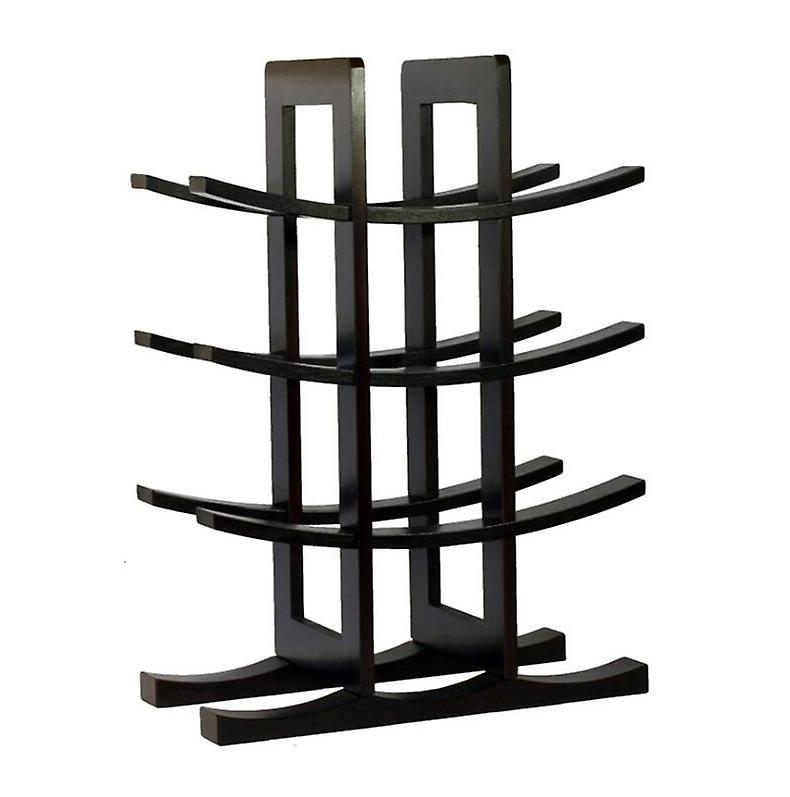 Bamboo Wine Rack 29 x 16 x 42 cm（Black）