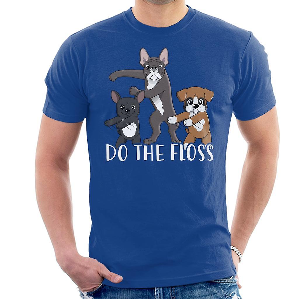 Roztomilý Pet Psy do FLOSS muži ' s T-shirt