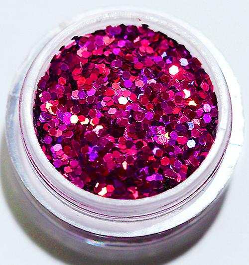 Brillo de uñas - Hexagon - Cerise - 8ml - Glitter