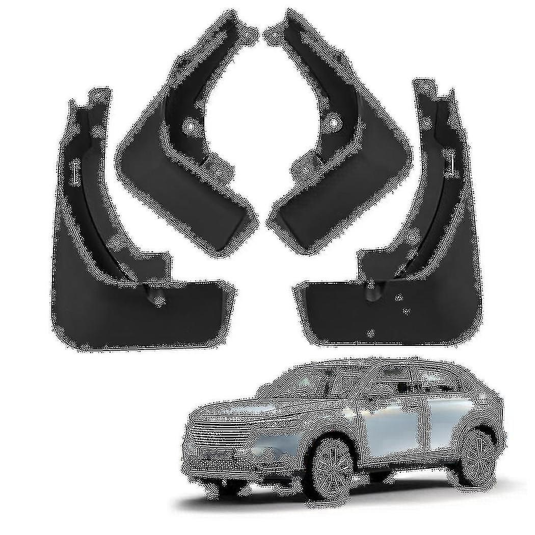 Logo 4pcs-no - Gardes-boues Avant Et Arrière De Voiture, Garde-boue