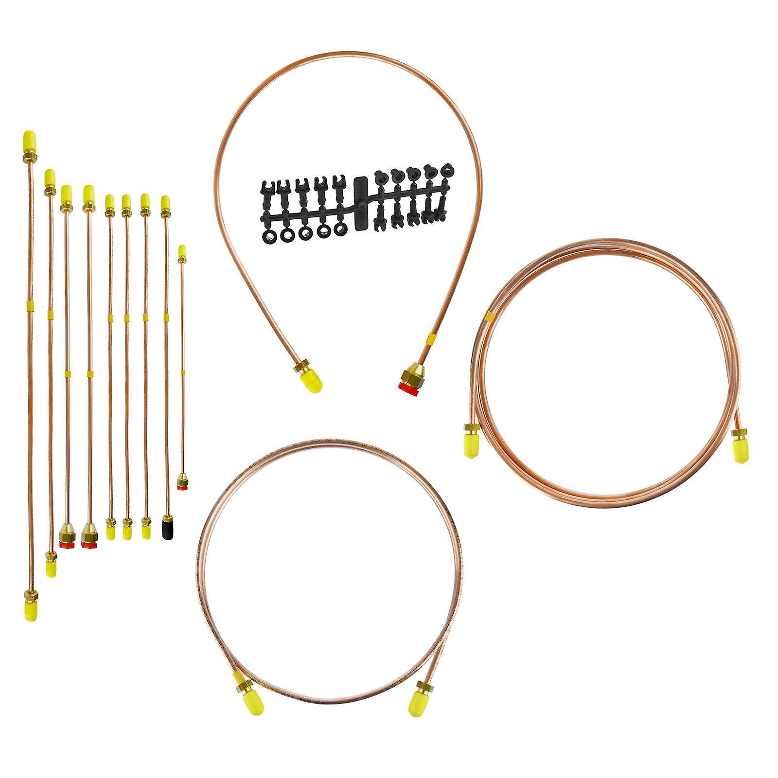 Full Copper & Brass Brake Line Fitting Set to fit Classic MINI Split 1980-1984