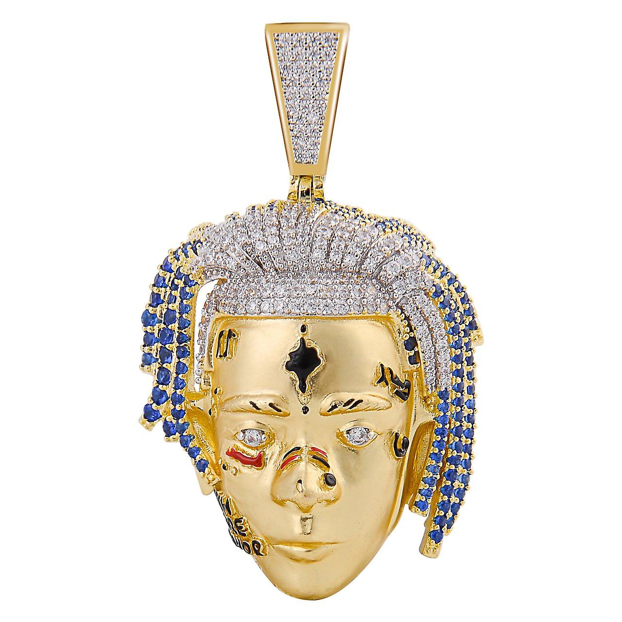 925 スターリングシルバー 3D ペンダント - エンプレス ゴールド