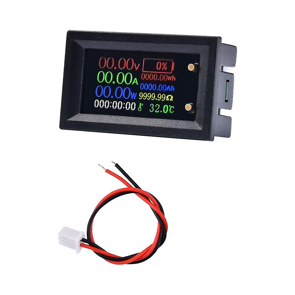 Digital Voltmeter Ammeter Multifunction Tester Ips Voltage Current Battery Electricity Test Meter