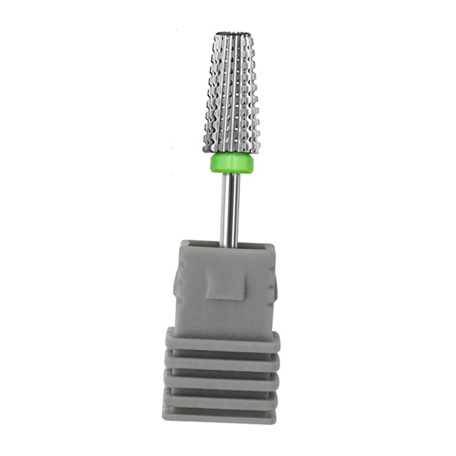 Drill Bit Cuticle Polishing Salon Home Use Replace Sturdy Nail Art Tool Green C