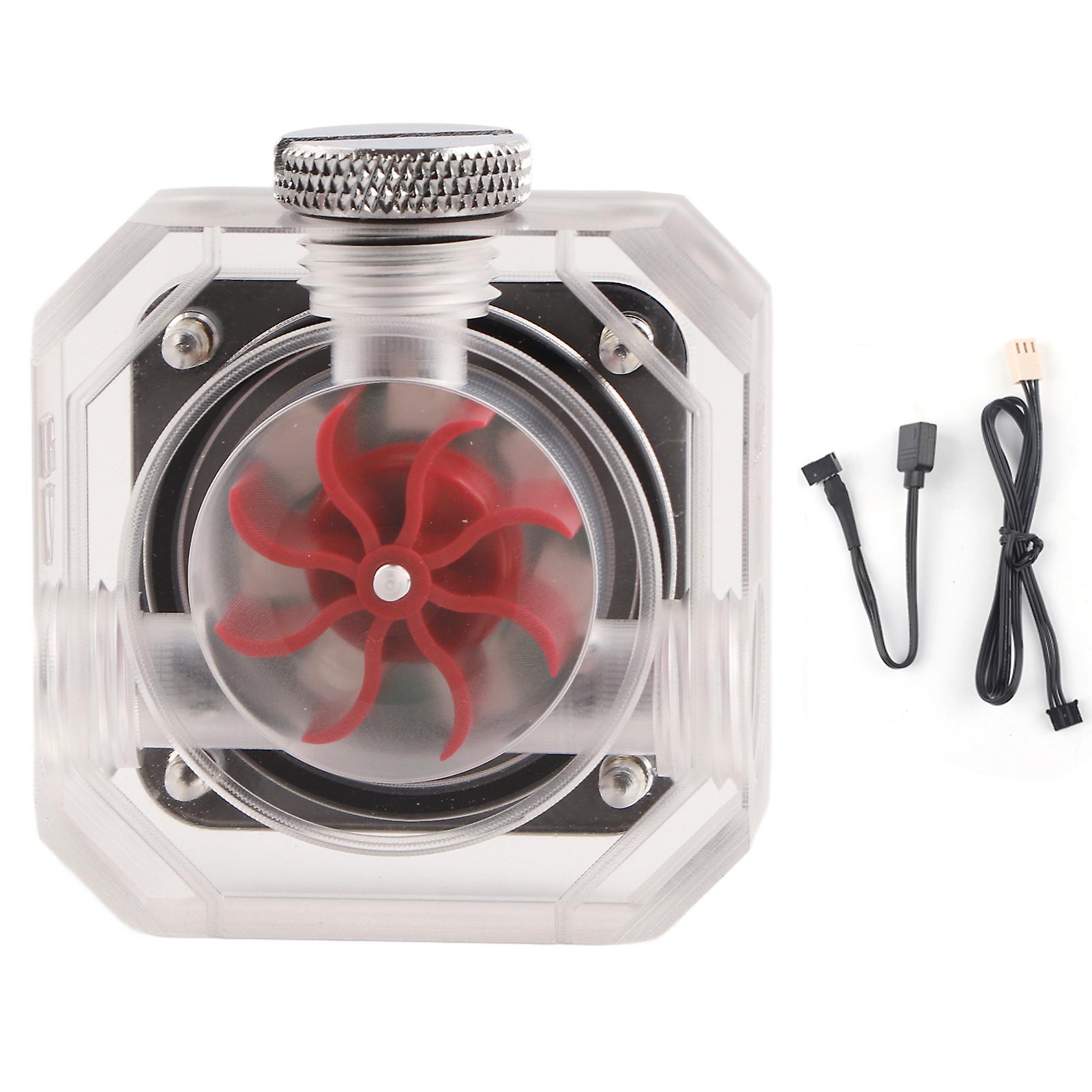 Silent Symphony Water-Cooling Pump, Optimized Cooling Performance For Your PC Water Cooling System, Featuring Fast Heat Dissipation And Square