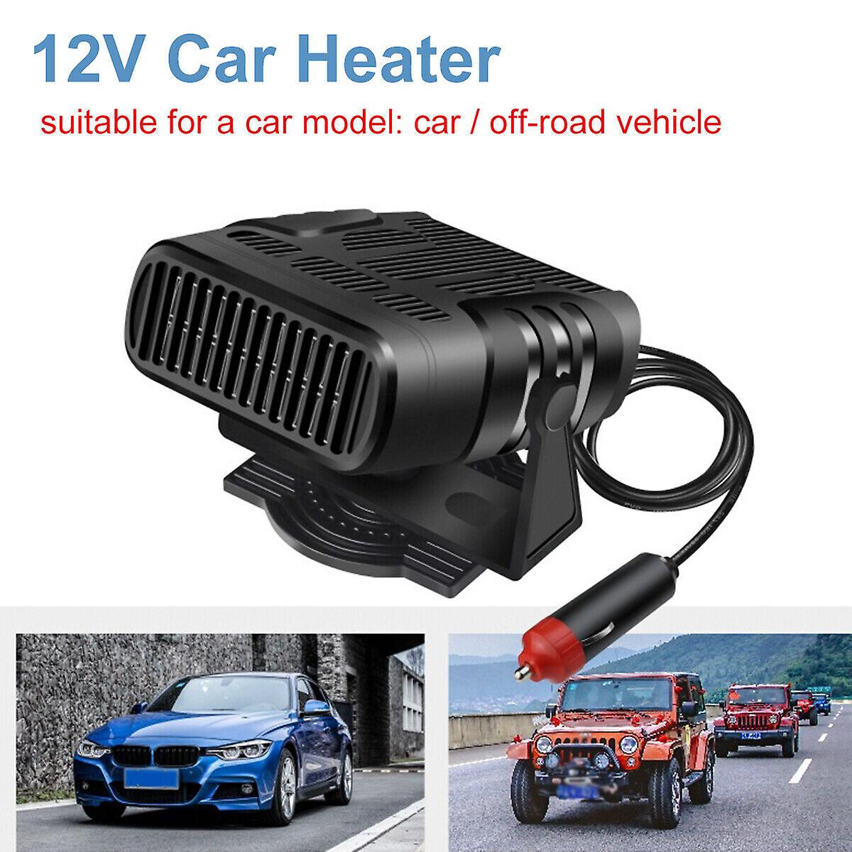 12/24V 120W Portable Electric Car Heater Heating Fan Defogger Defroster Demister