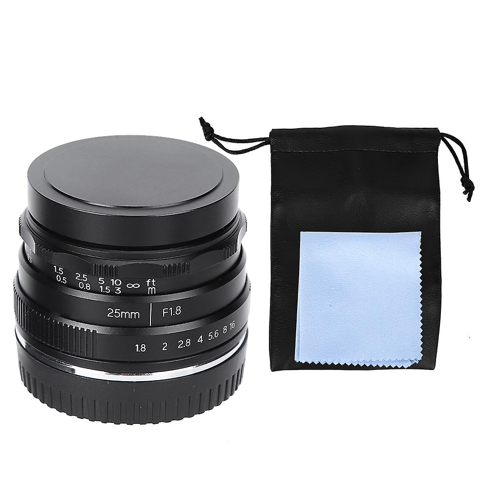NEWYI 25mm F1.8 E Mount Large Aperture Small Wide‑angle Portrait Lens for Sony A9 A7