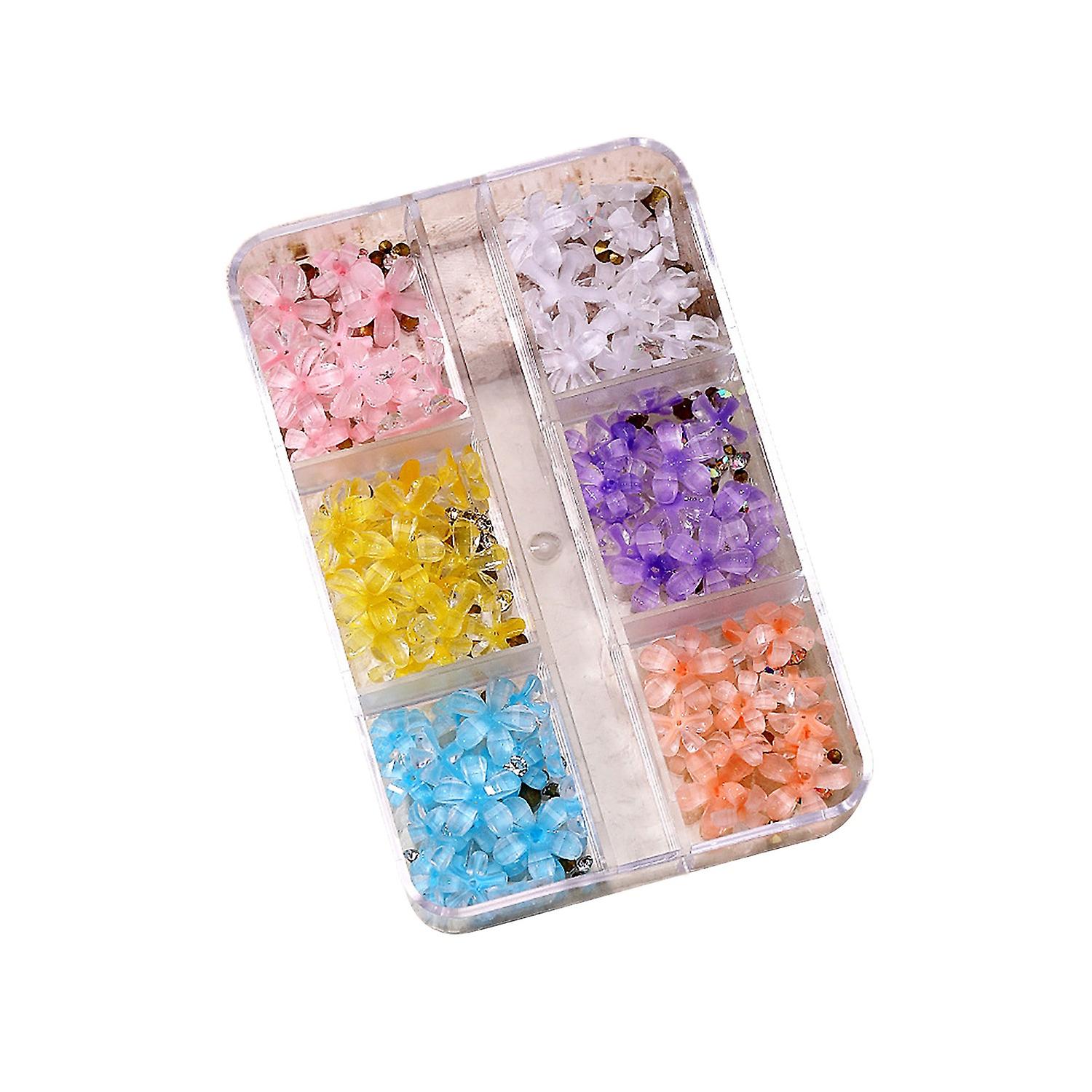 1 Box Nail Decoration Creative Shape Sparkling Stunning Visual Effect Non-Fading Vibrant Color 6