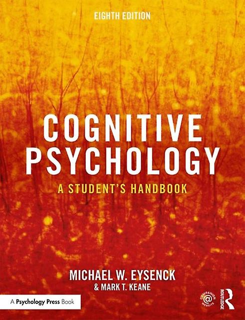 Cognitive Psychology by Keane & Mark T. University College Dublin & Ireland Paperback Book