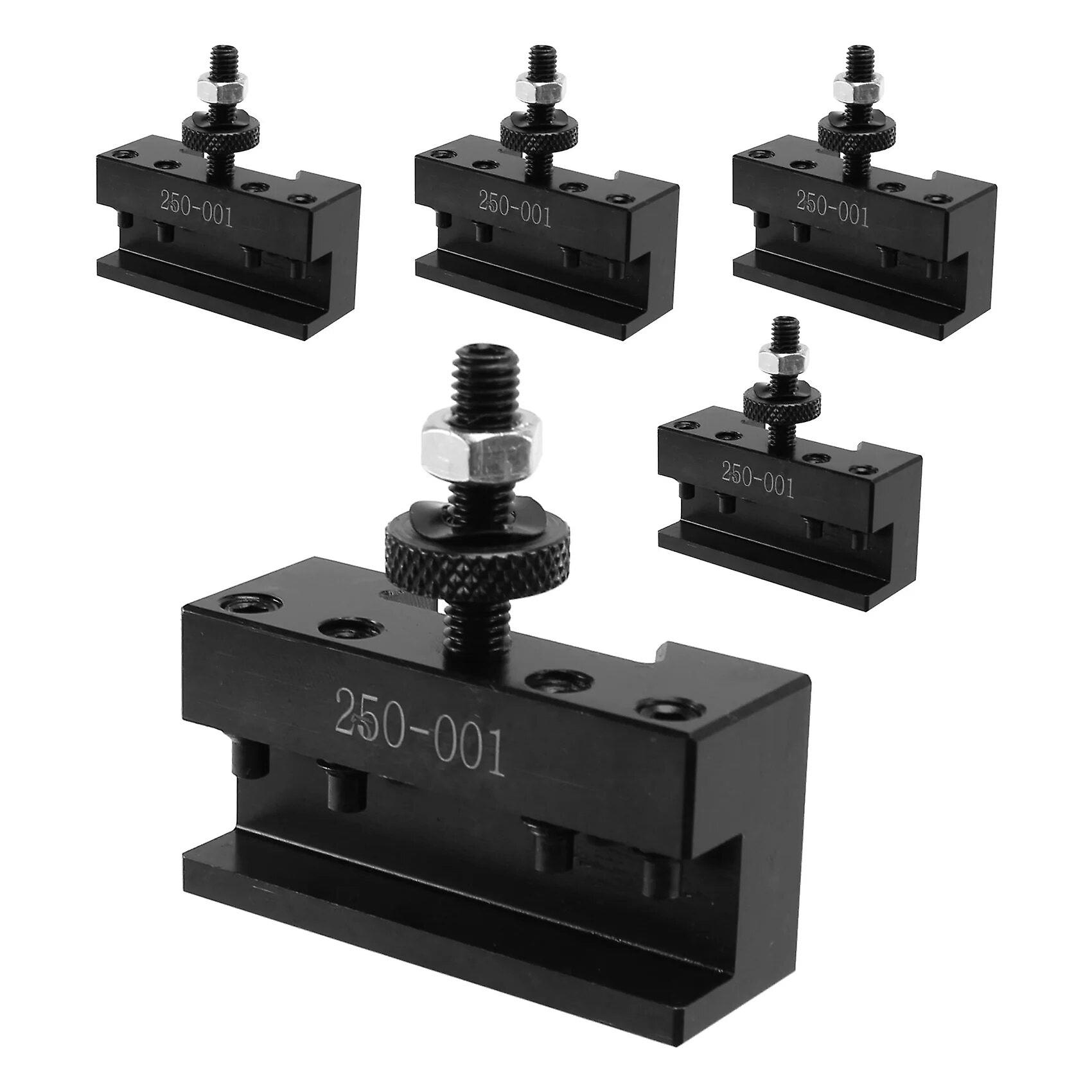 5Pcs Quick Change Turning And Facing Lathe Holder Bracket 250-001cnc Tool Post