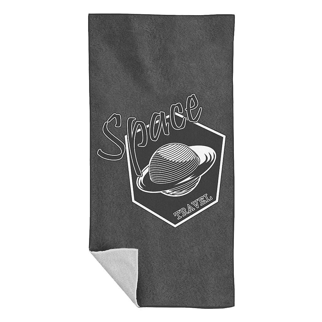 NASA Space Travel Saturn Beach Towel