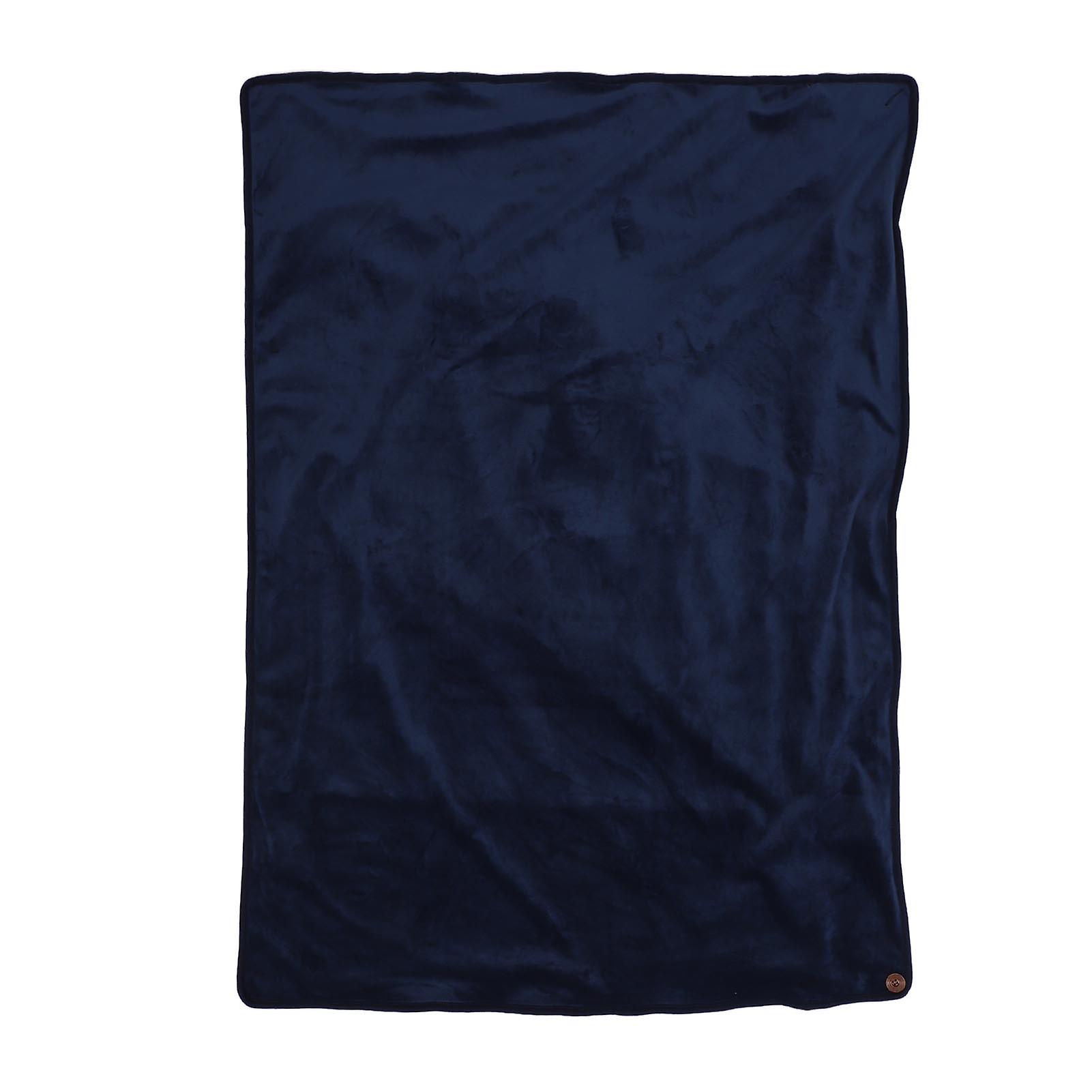 Heating Blanket USB Electric Heated Navy Blue, Adjustable Temp