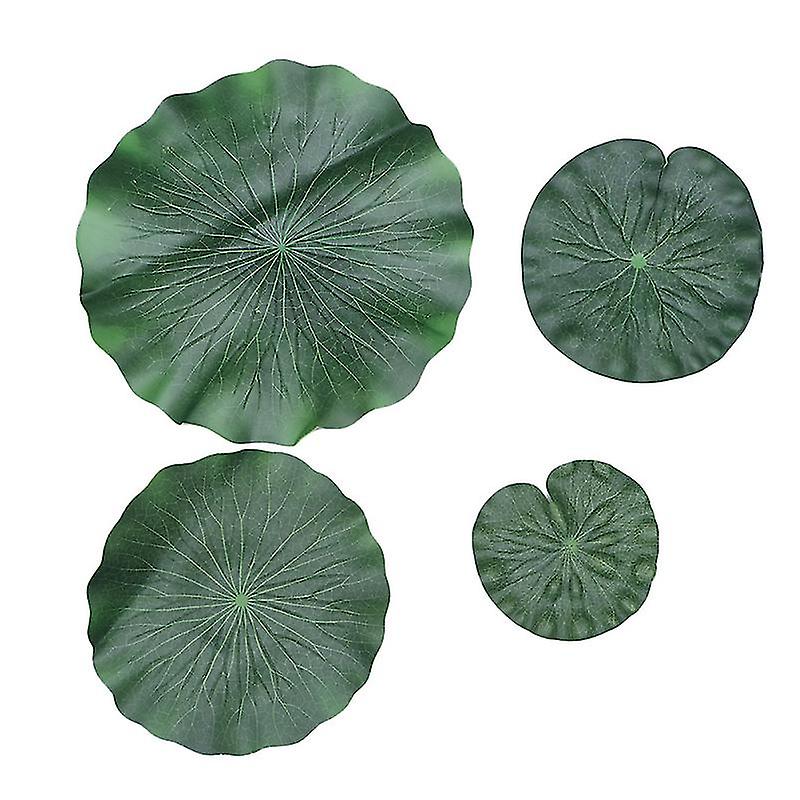 8pcs kunstig Lotus Blad