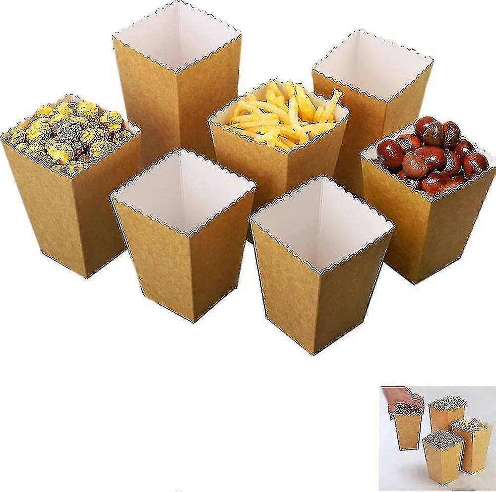 The Popcorn Carton Candy Container Is Safe And Non-toxic, Suitable For Parties, Birthdays, And Weddings (50 Packs)