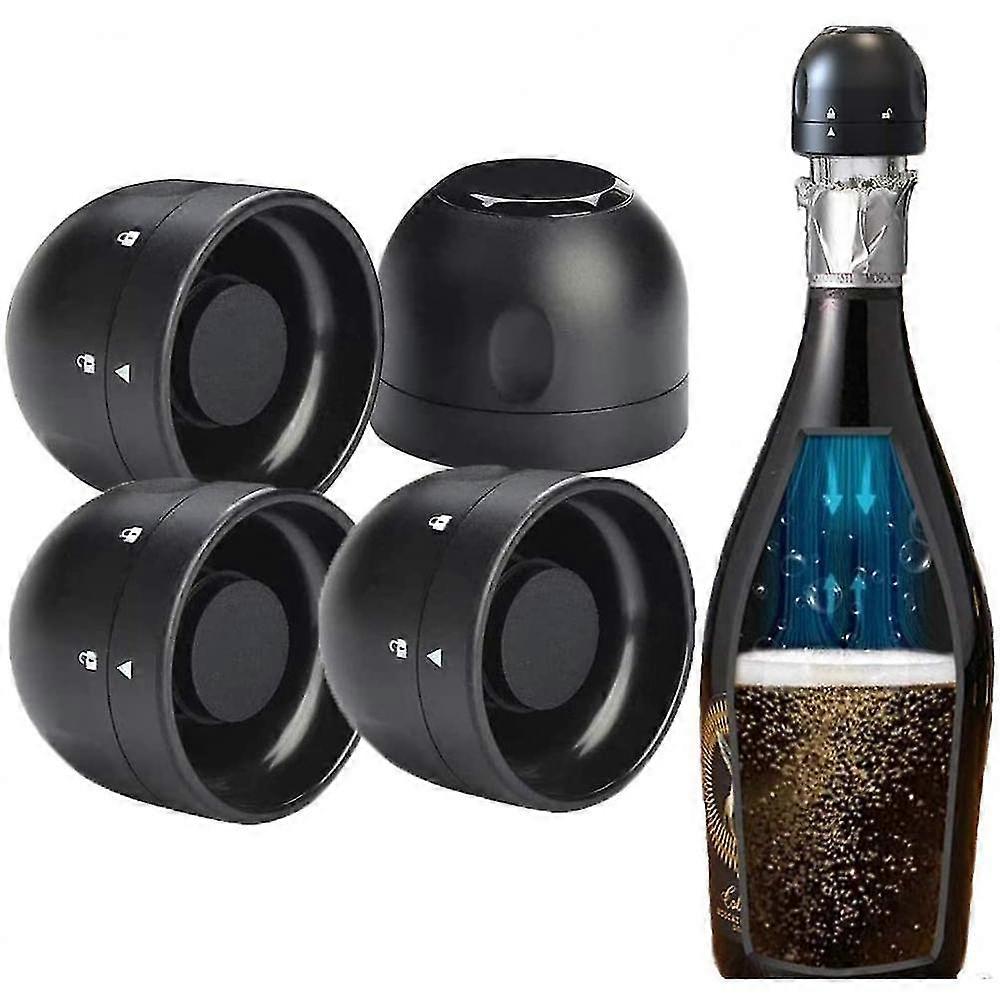 Champagne Bottle Caps Set Of 4