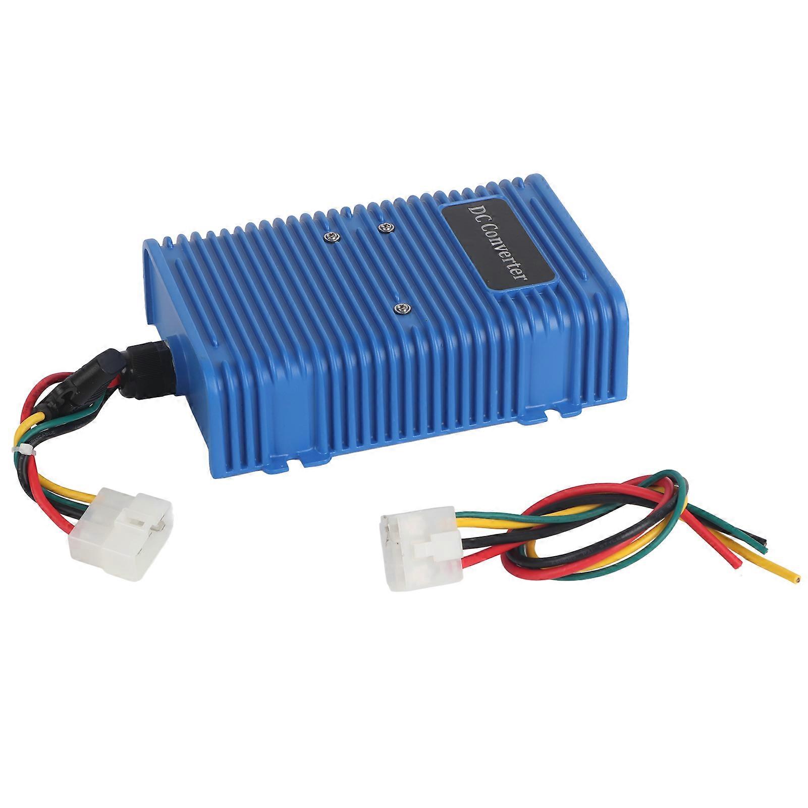 Club Car Voltage Reducer 36V/48V to 12V 30A 360W Dual Power Source Universal DC Converter Replacement for EZGO E2U511