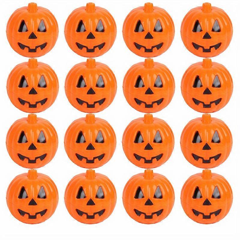 24-Piece Mini Pumpkin Candy Jars - Perfect For Halloween & Christmas Trick Or Treating, No Battery Needed, Contemporary Style