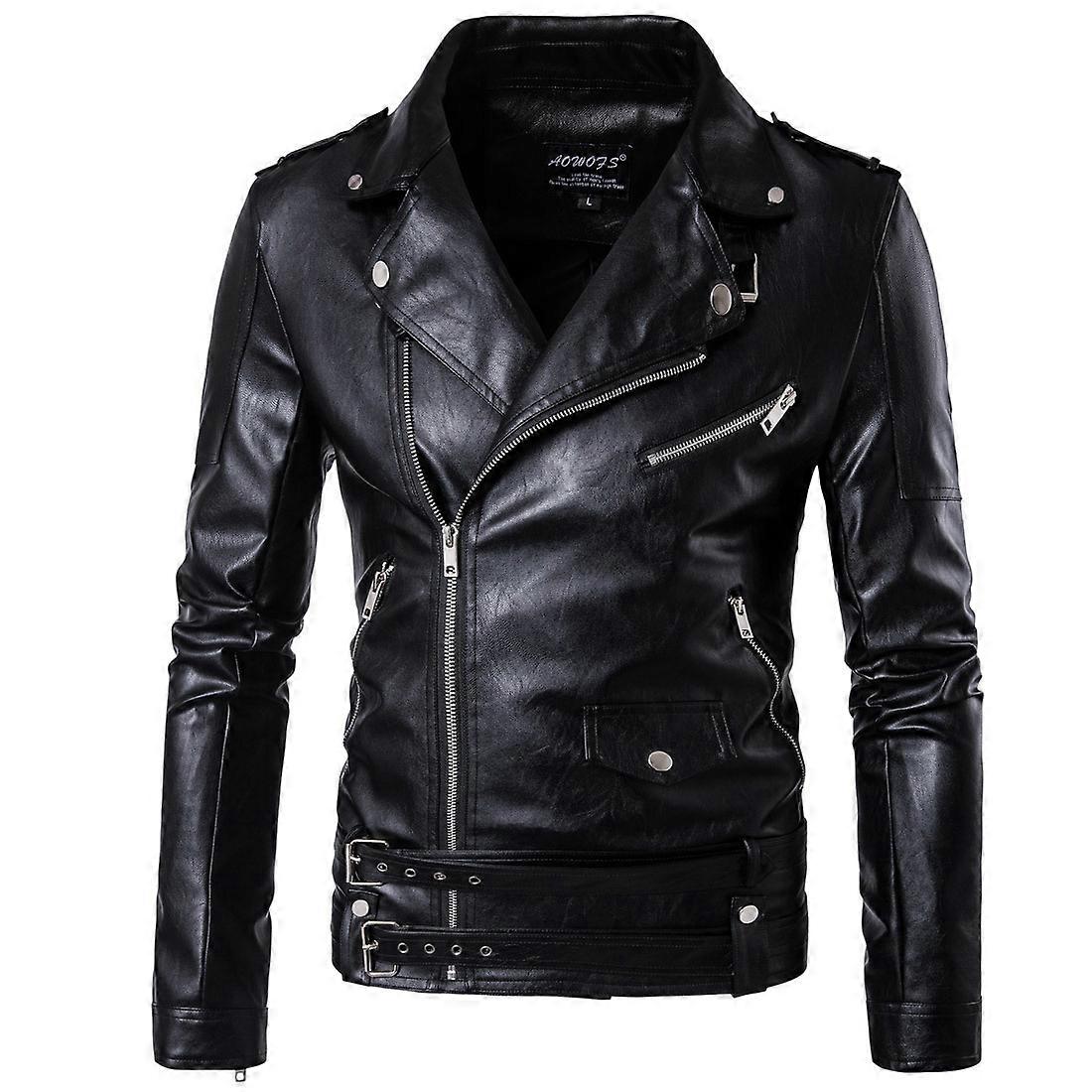 Leather Autumn Winter Men's Leather Jacket