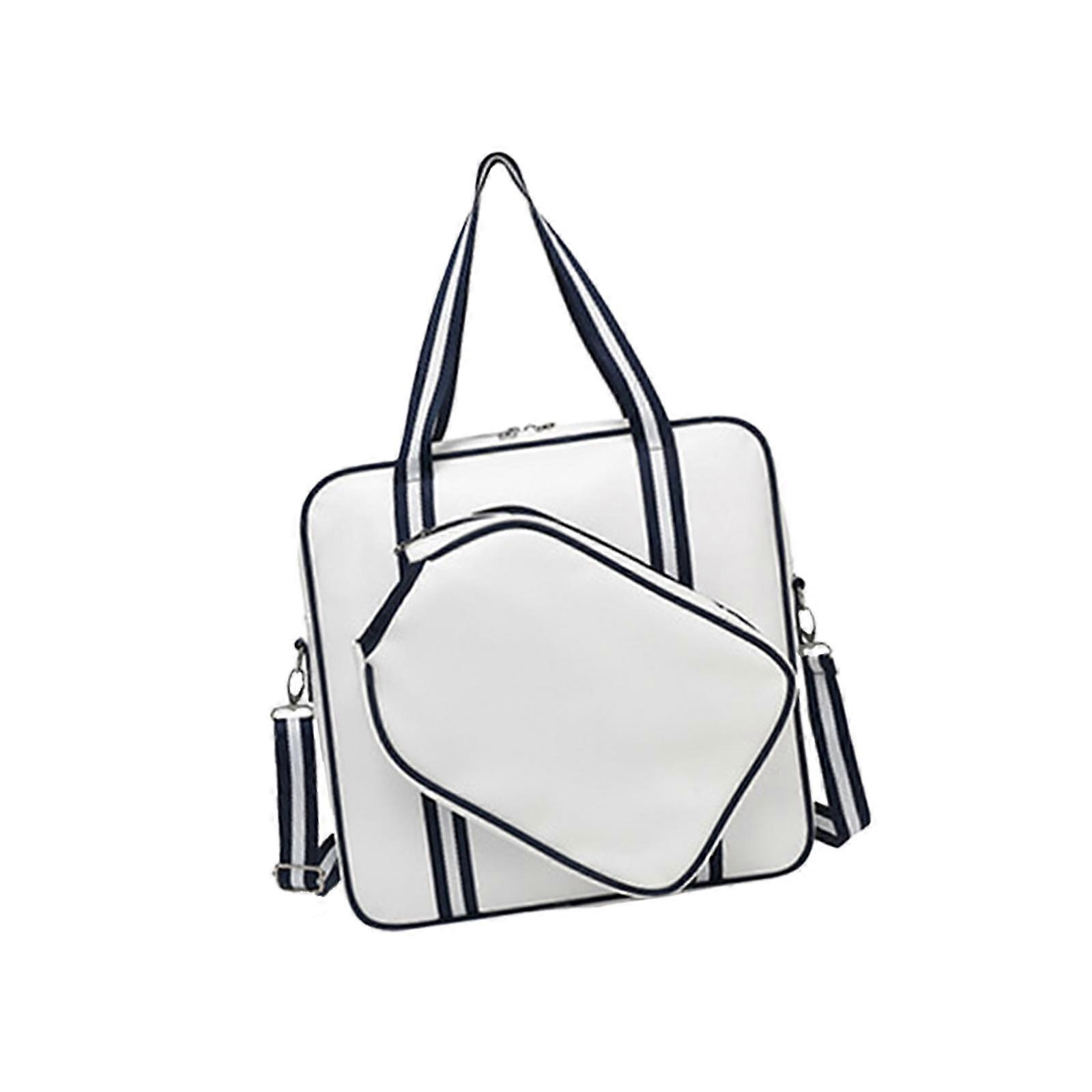 Pickleball Racket Bag with Racquet/Paddle Holder Zipper Pickle Ball Bag Tote dark blue