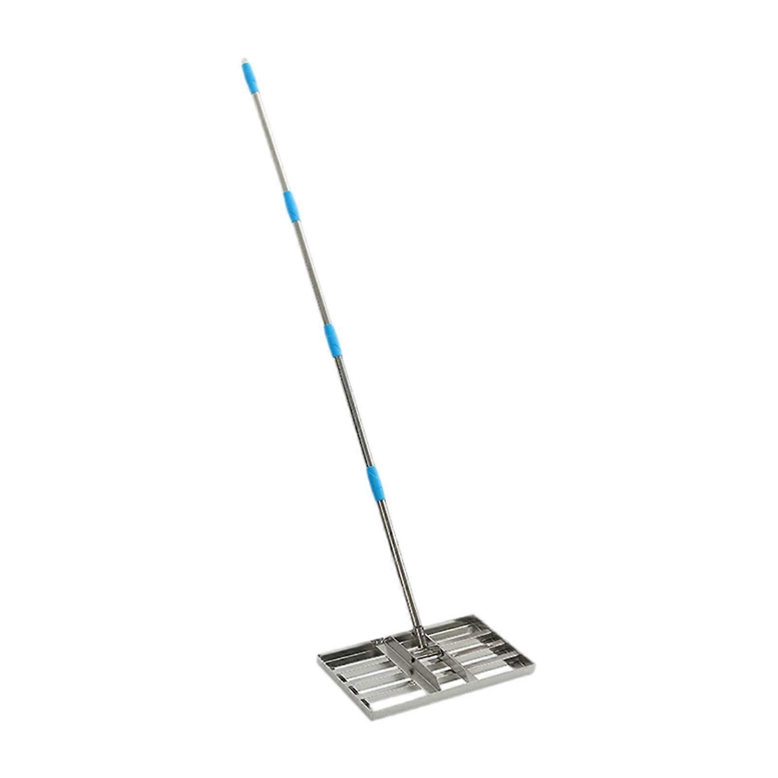 Greblă de nivelare a gazonului Instrument de nivelare a gazonului pentru pășune de curte Teren de golf 4 secțiuni