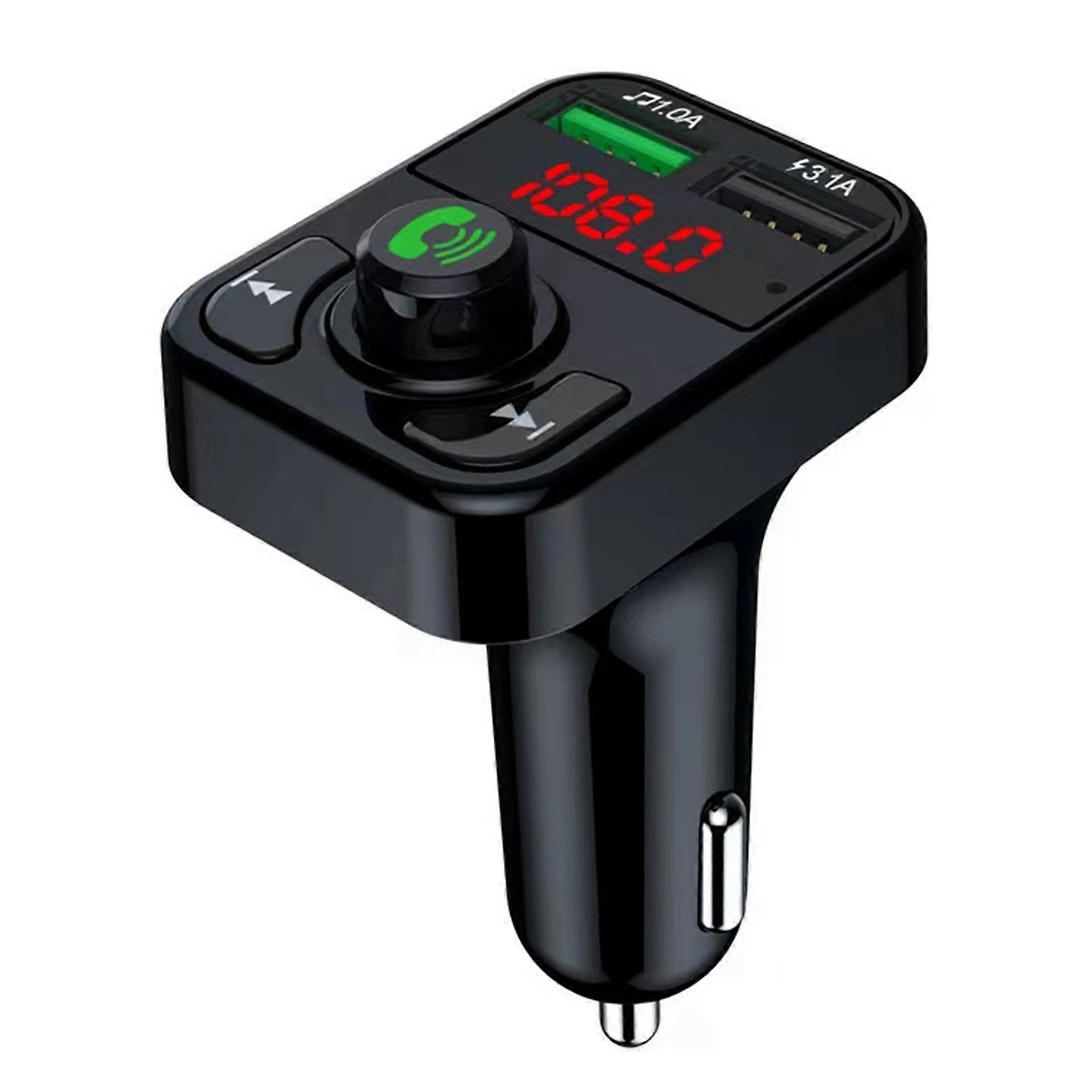 Bluetooth FM Transmitter MP3 Music Player Radio Adapter USB Type C Car Charger for Smartphones Audio Players